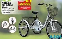 VOLTA VB5 ELEKTRİKLİ BİSİKLET